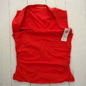 Abercrombie & Fitch Bold Red Women's Top